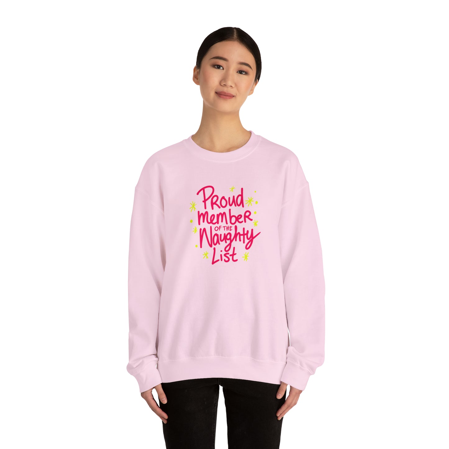 Proud Member of the Naughty List Christmas Sweatshirt | Matching Christmas Jumpers For Men, Women, Families | Xmas Gift