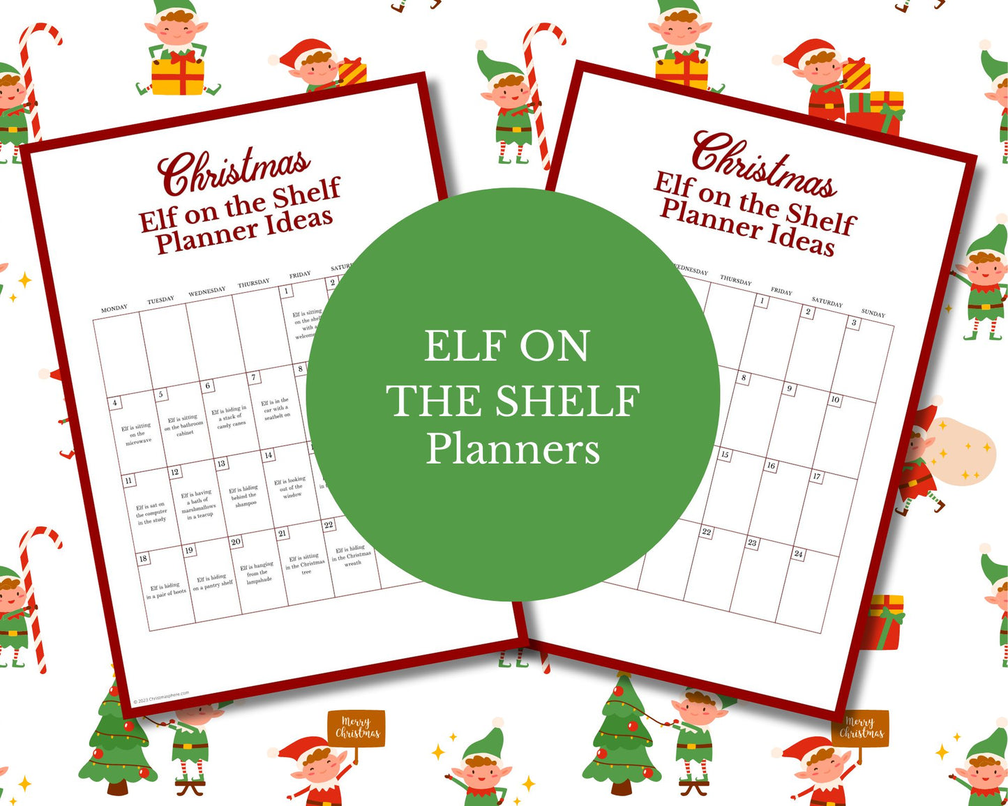 Elf on the Shelf Planner