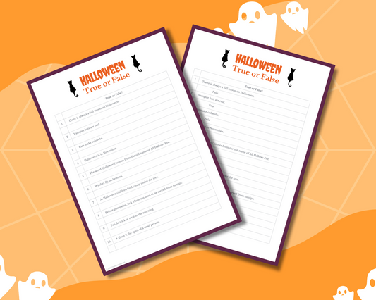 Halloween True or False Quiz