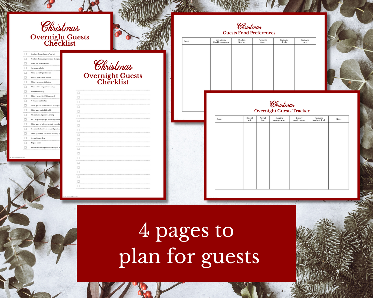 ULTIMATE Christmas Planner and Organiser | Festive Organization | Over 100 Pages!