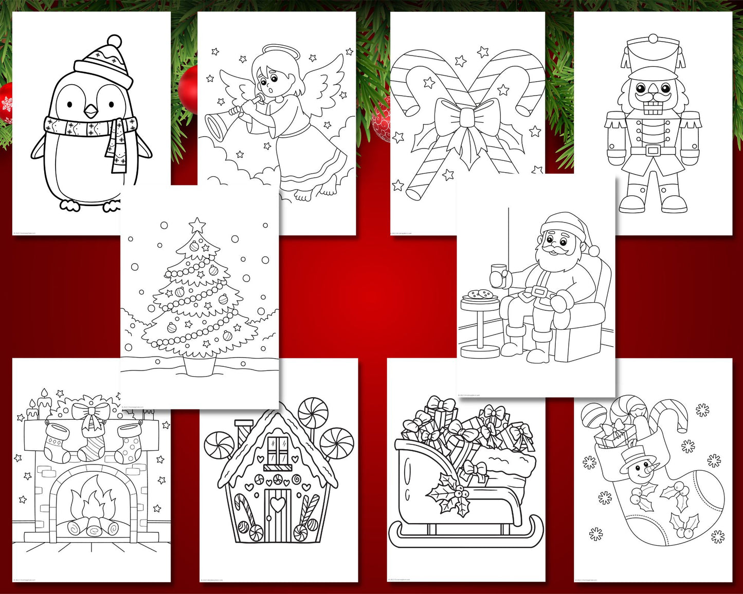 Kids Christmas Quizzes and Games Bundle | 38 pages | 3 Christmas picture quizzes