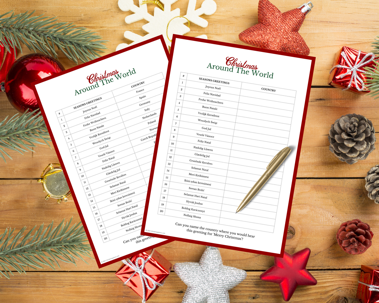 Christmas Around The World Quiz