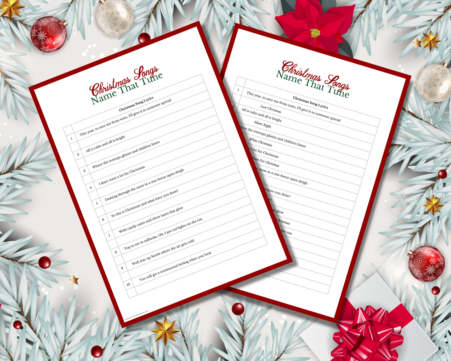 Christmas Name That Tune Quiz