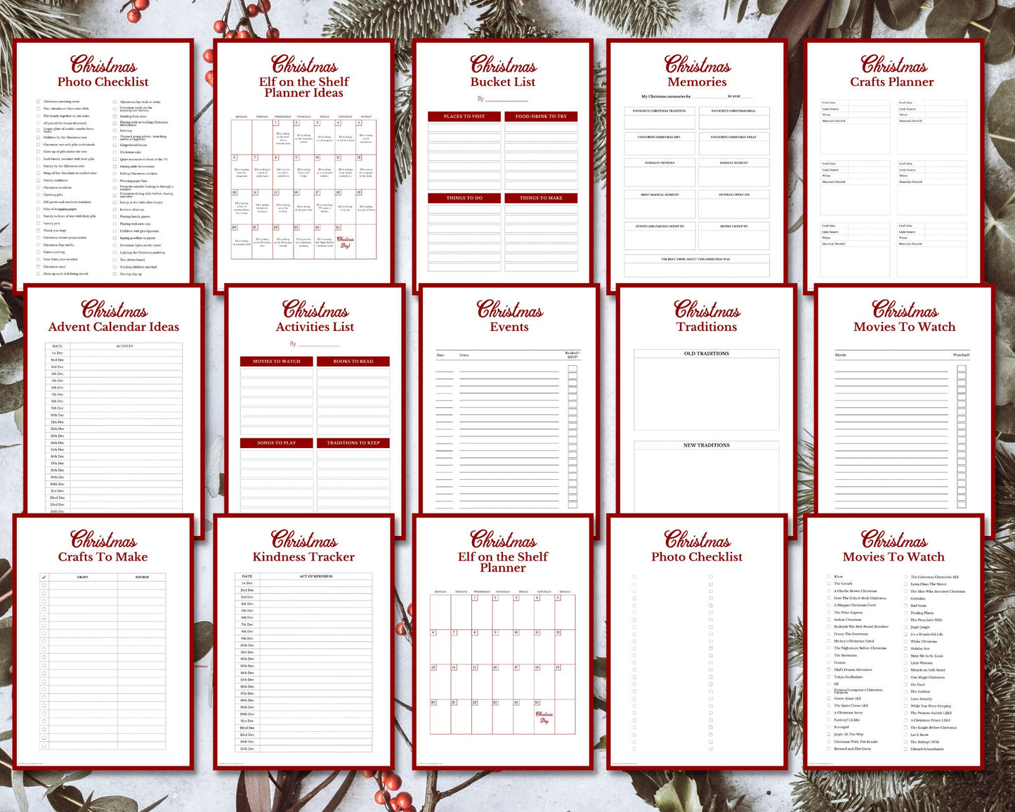 Christmas ACTIVITIES Bundle | 15 pages