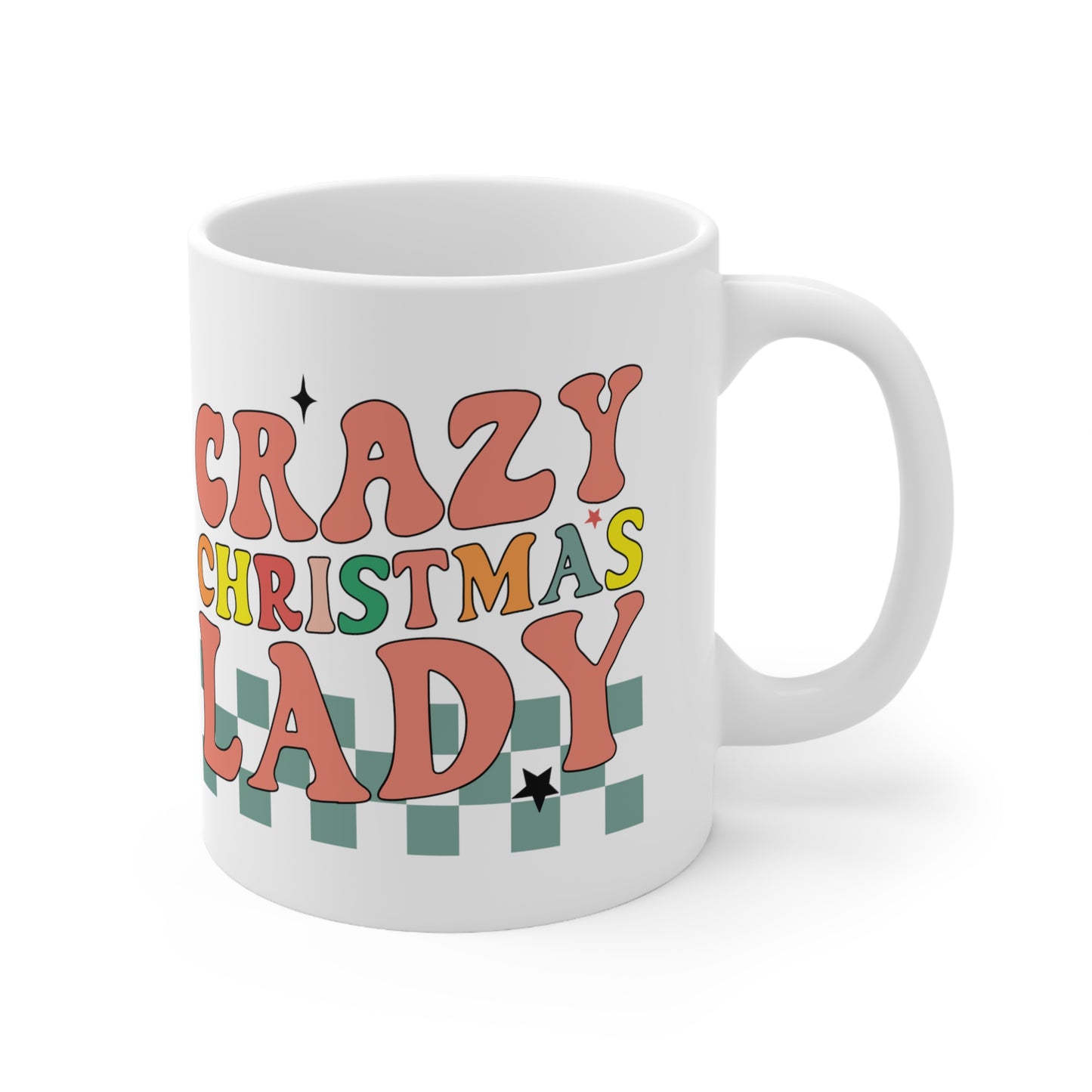 Crazy Christmas Lady - Christmas Mug