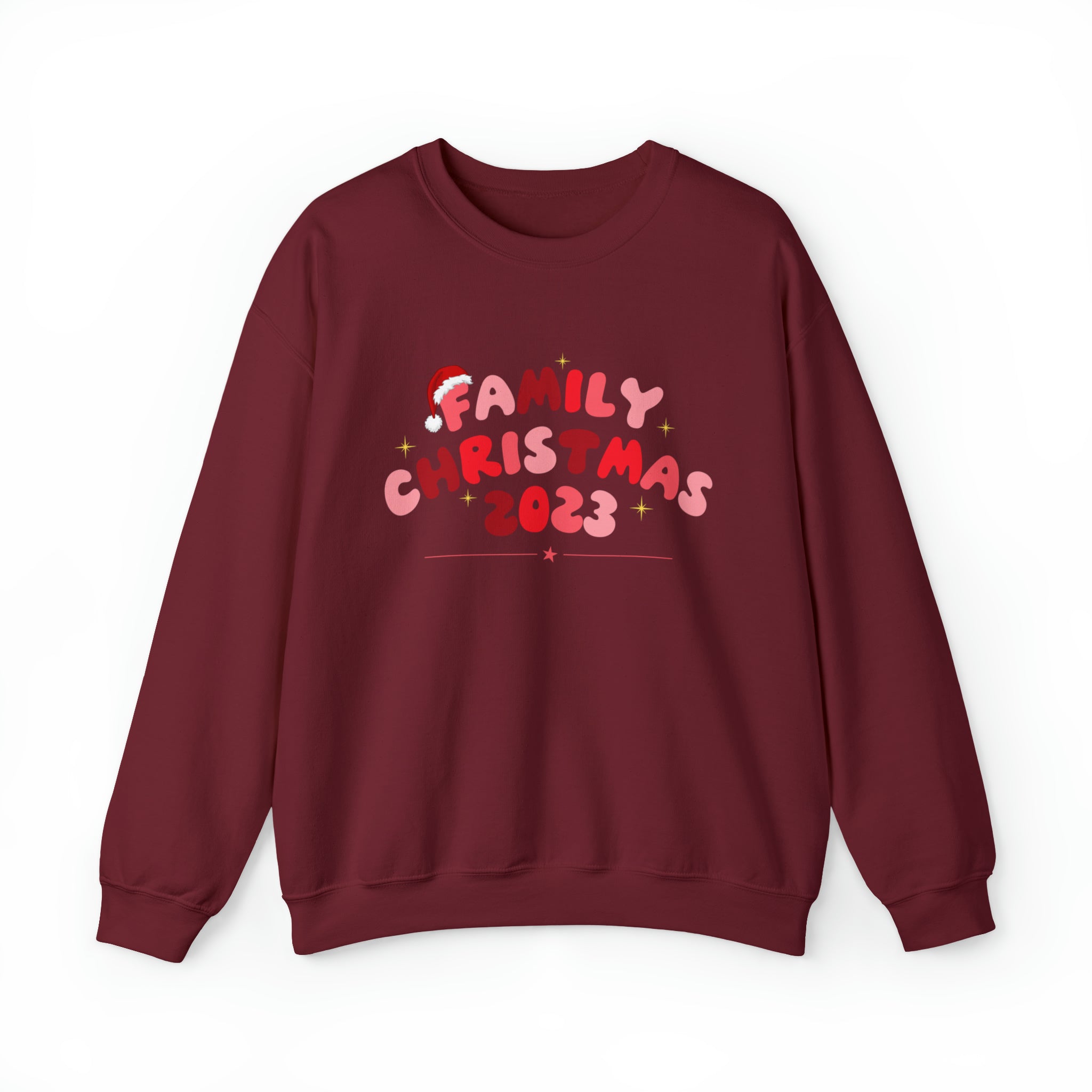 Family Christmas 2023 Sweatshirt Matching Christmas Jumpers For Men Women Families Xmas Gift Christmas Sweater Fun Unique