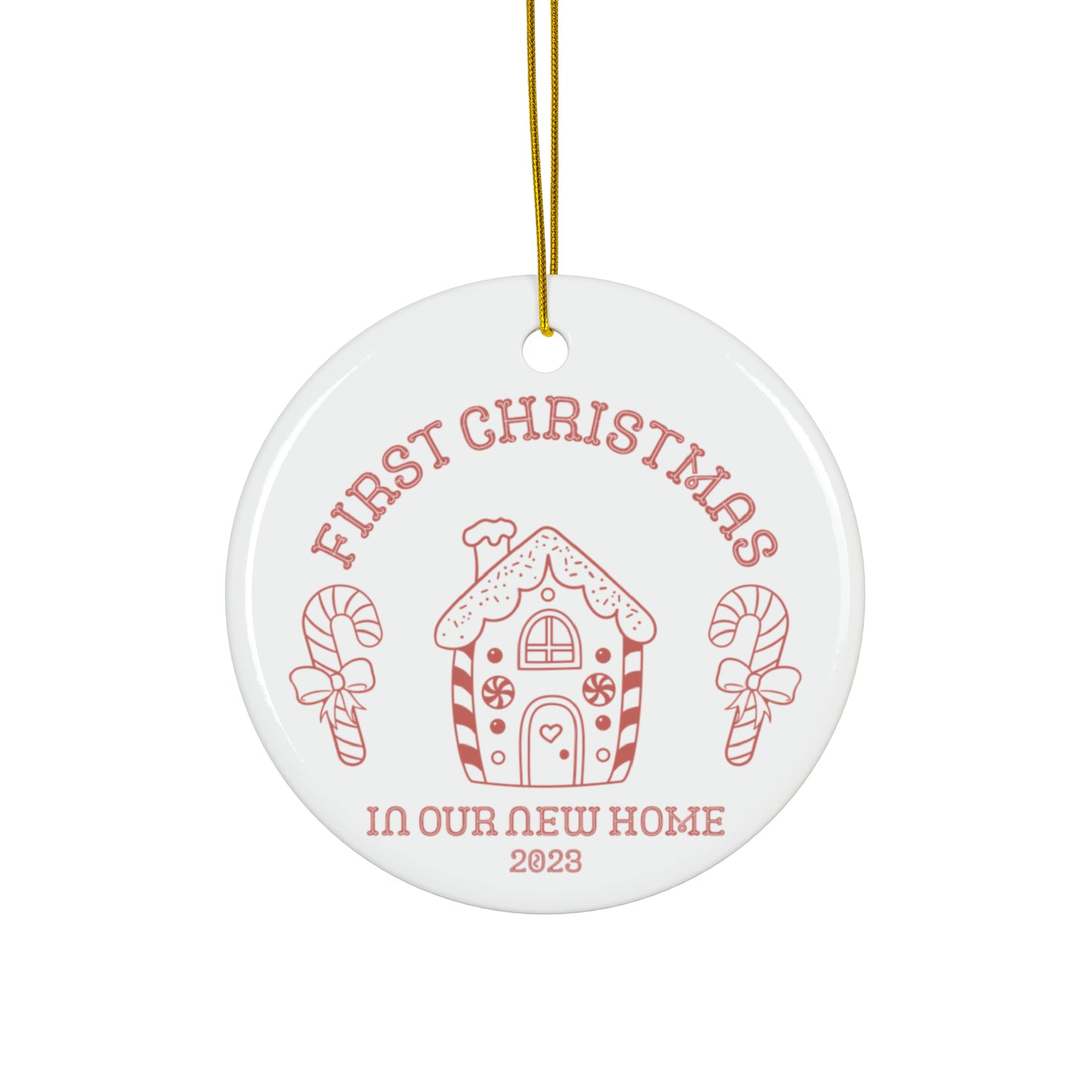 First Christmas In Our New Home Ceramic Ornament | Christmas Decoration | Christmas Gift | Secret Santa Gift | Christmas Eve Box