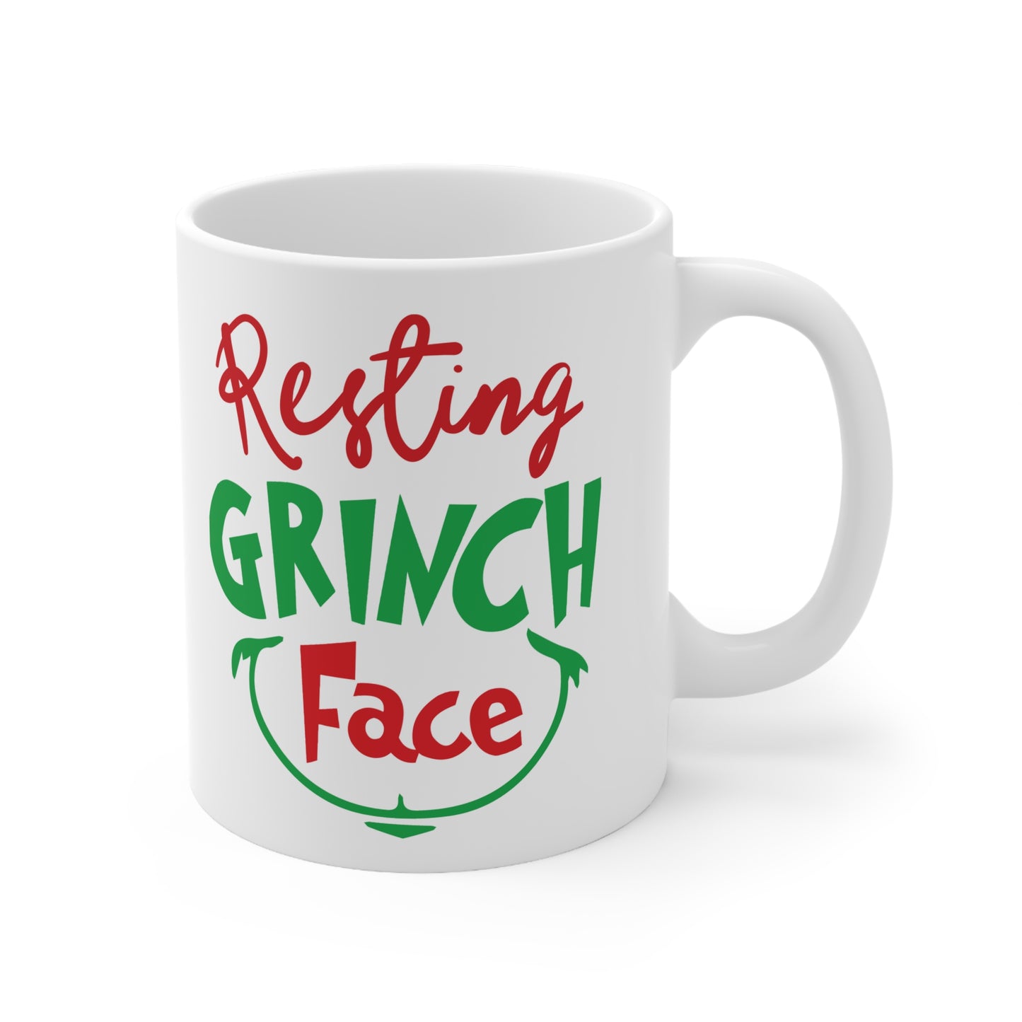 Resting Grinch Face - Christmas Mug