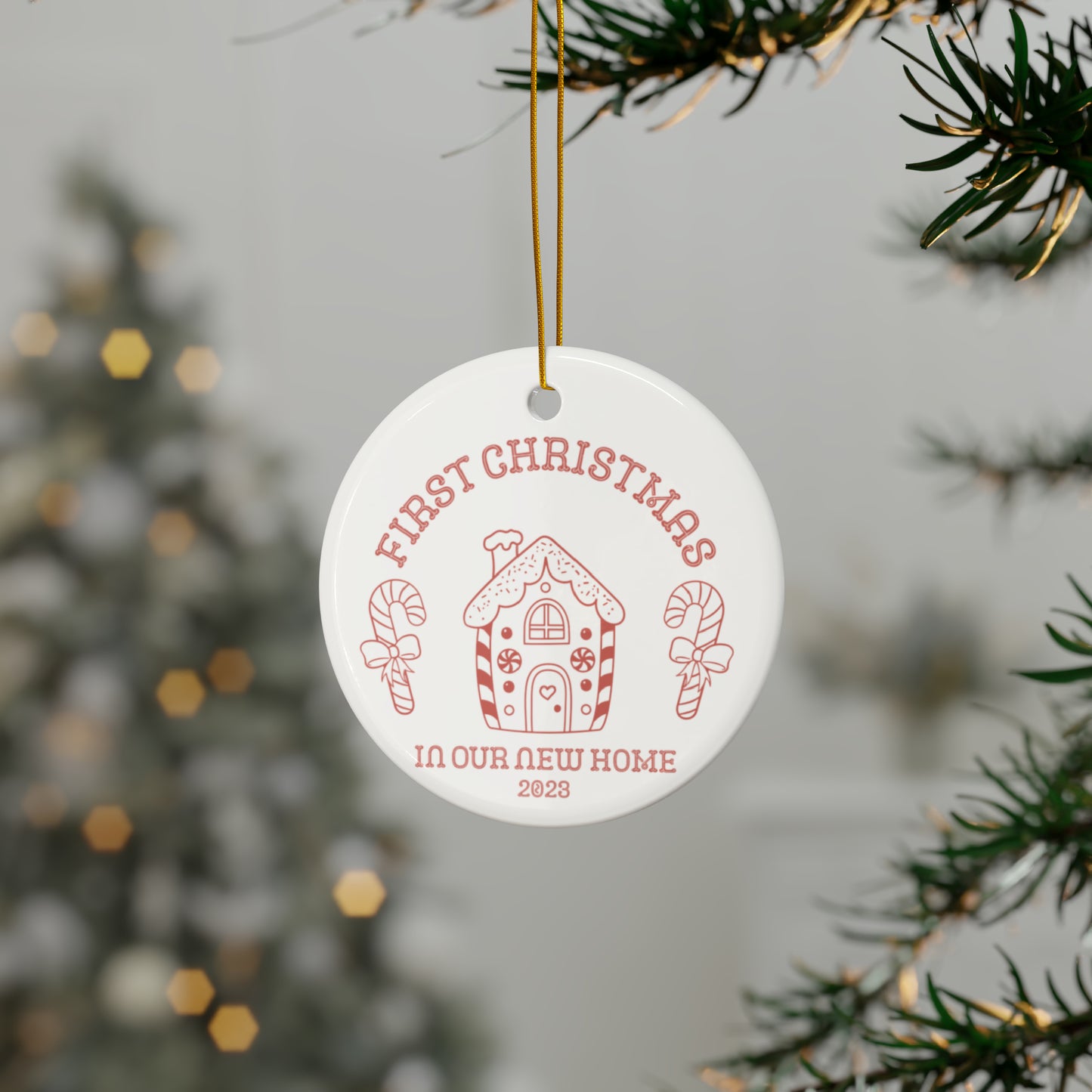 First Christmas In Our New Home Ceramic Ornament | Christmas Decoration | Christmas Gift | Secret Santa Gift | Christmas Eve Box