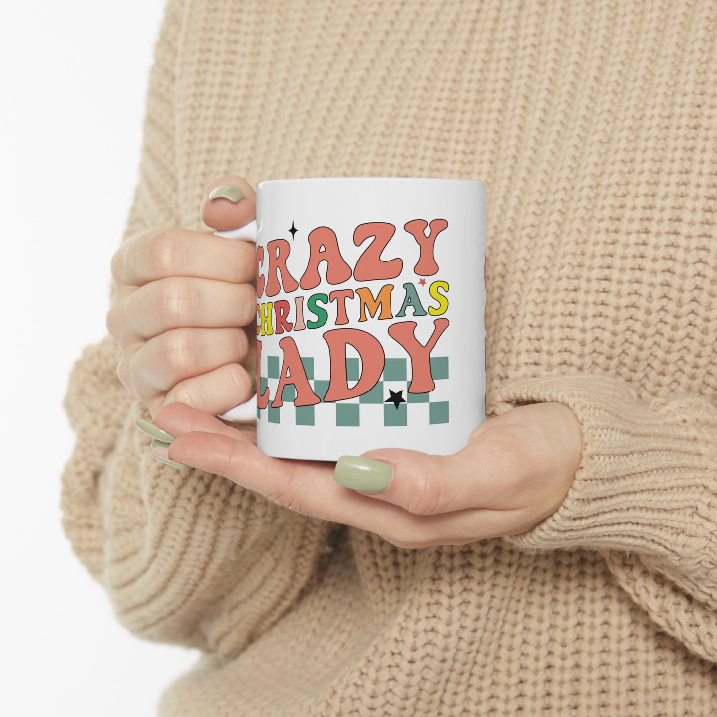 Crazy Christmas Lady - Christmas Mug