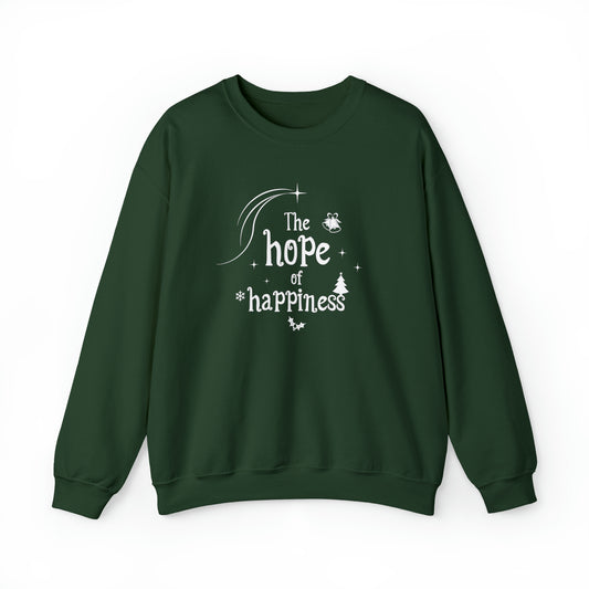 The Hope of Happiness Christmas Sweatshirt | Christmas Jumper | Unique Mens, Womens, Unisex Xmas Sweaters | Matching Christmas Jumpers