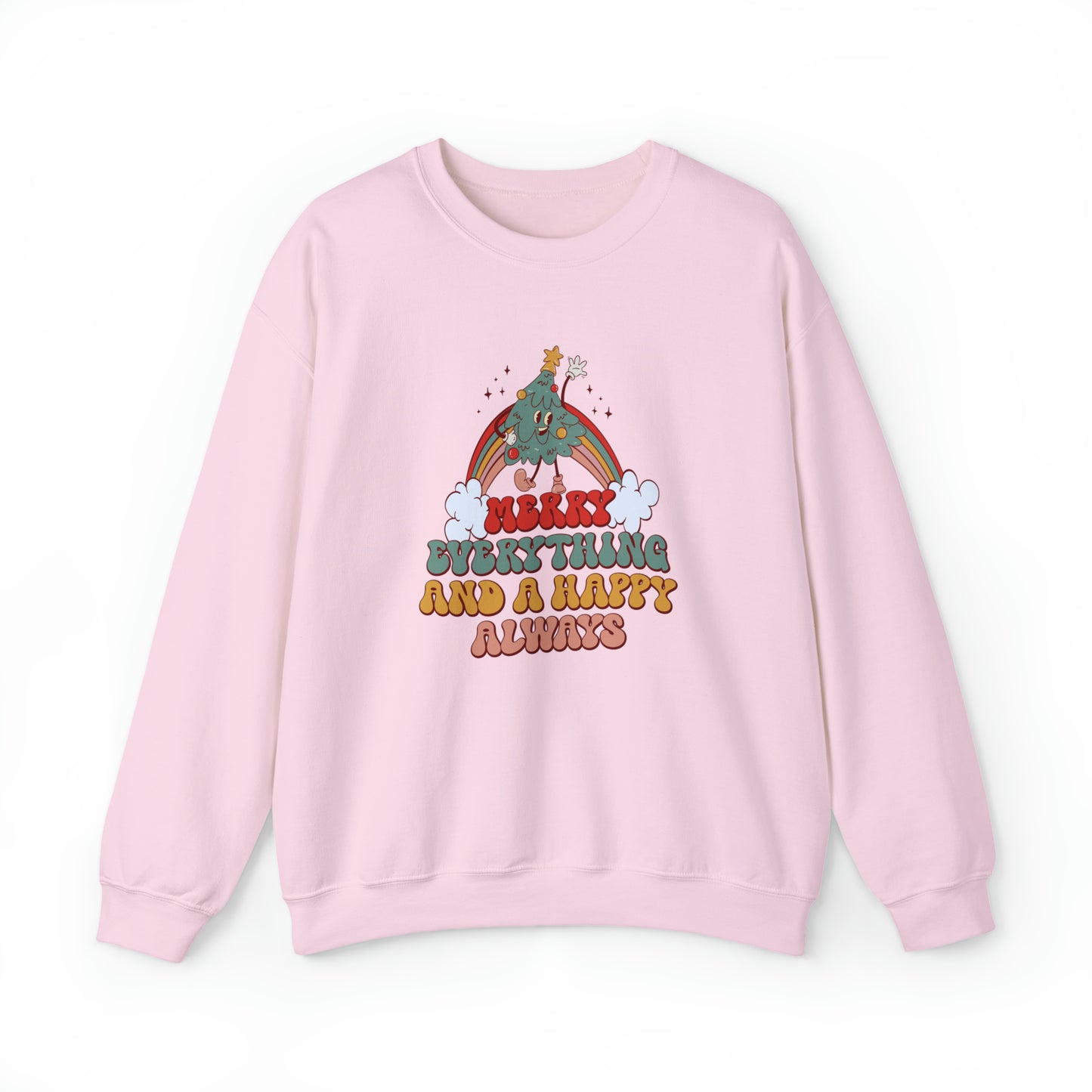 Merry Everything and a Happy Always Christmas Sweatshirt | Matching Christmas Jumpers | Xmas Gift | Christmas Sweater, Fun, Unique, Quirky