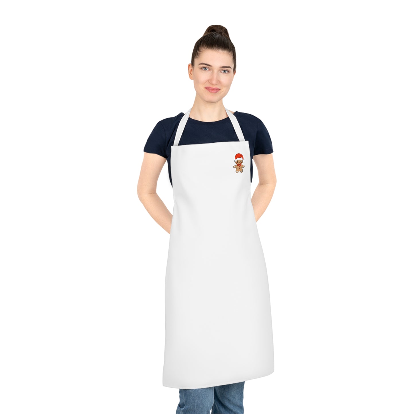 Cute Gingerbread Man Christmas Apron