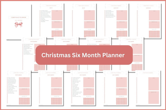 Six Month Christmas Planner