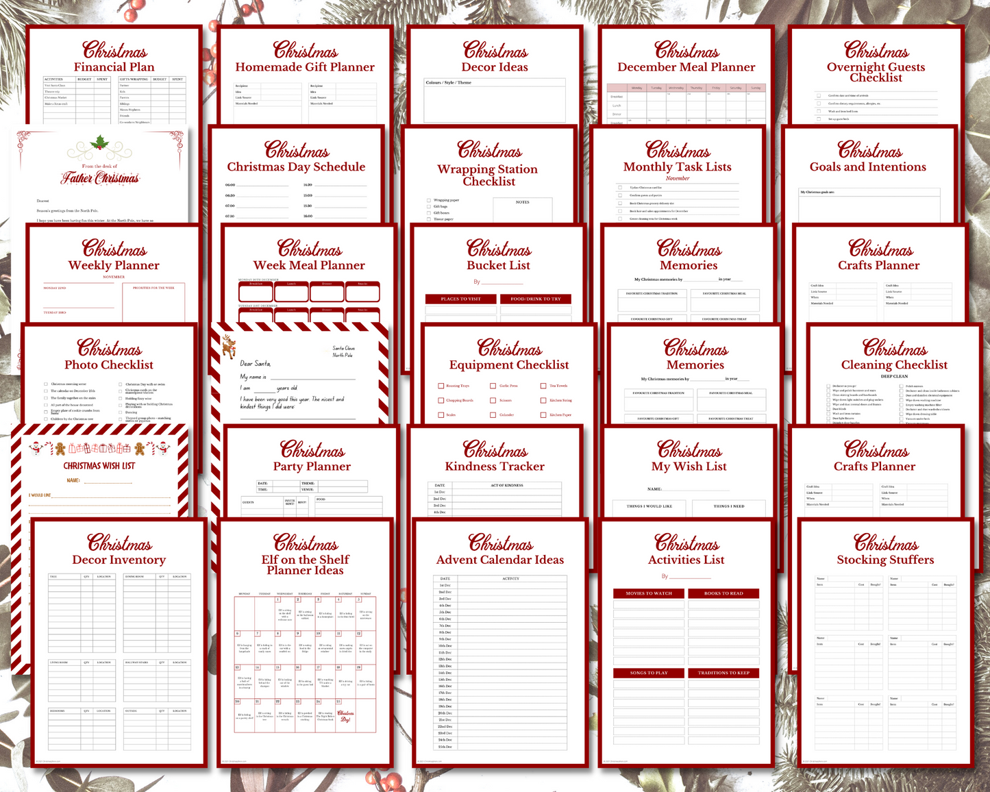 ULTIMATE Christmas Planner and Organiser | Festive Organization | Over 100 Pages!