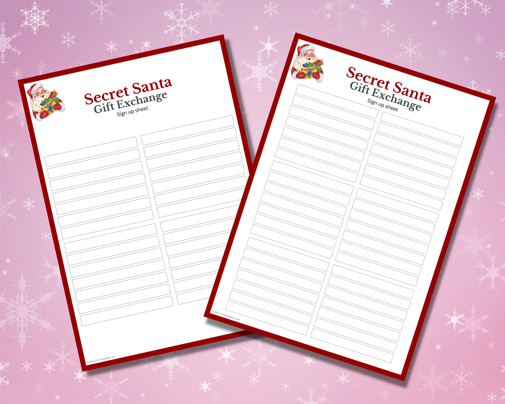 Secret Santa Bundle | Questionnaire, Sign up sheets, game, gift tags – Christmasphere secret-santa-bundle-questionnaire-sign-up-sheets-game-gift-tags-christmasphere