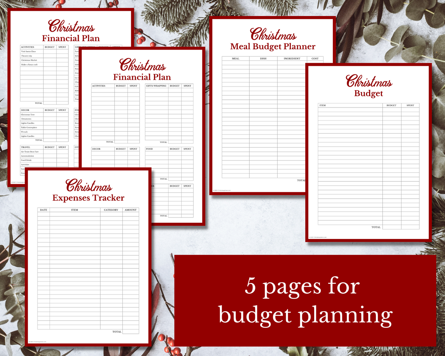 ULTIMATE Christmas Planner and Organiser | Festive Organization | Over 100 Pages!