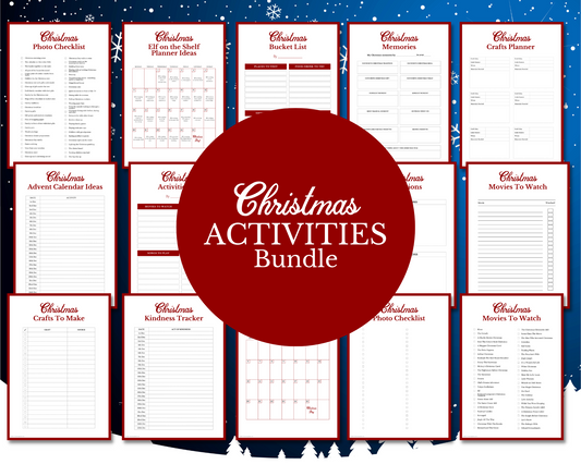 Christmas ACTIVITIES Bundle | 15 pages