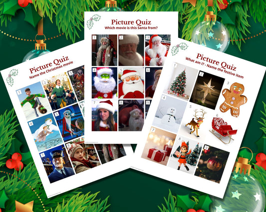 Christmas Picture Quiz for Kids